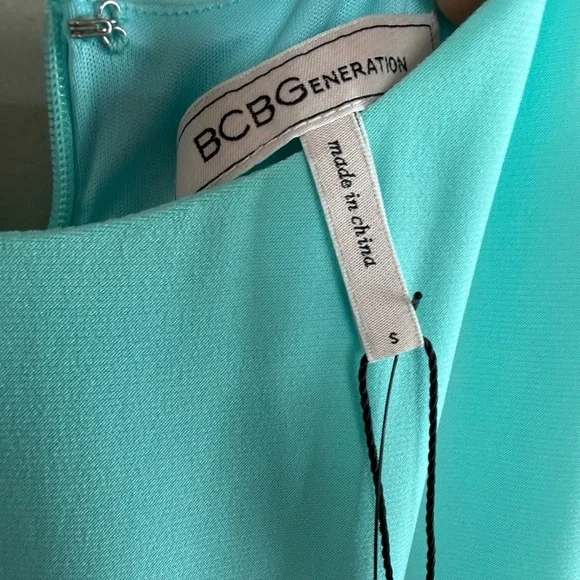 NWT BCBG baby blue cut out dress - Picture 5 of 6